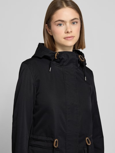 ONLY Regular Fit Parka mit Tunnelzug Modell 'LOUISE' Black 3