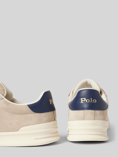 Polo Ralph Lauren Ledersneaker mit Label-Details Beige 2