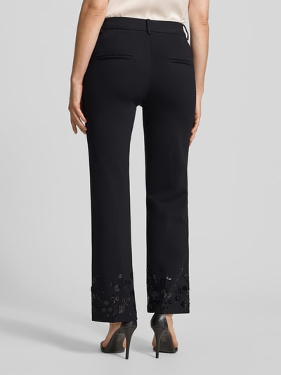 Cambio Korte broek van viscose, model 'FRANCOISE CROPPED PAILLET' Zwart - 5