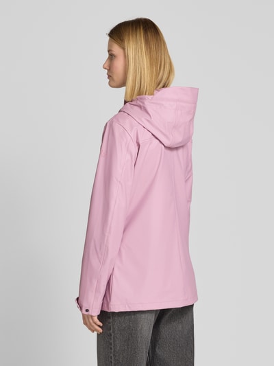 Ragwear Regenjacke mit Kapuze und Pattentaschen Modell 'Meast Rainy' Rosa 5