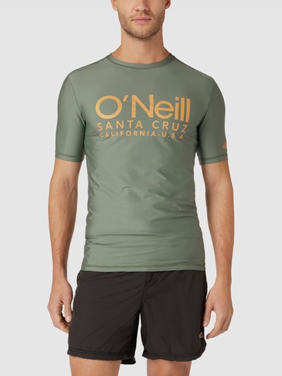 ONeill T-Shirt mit Label-Print Modell 'CALI' Oliv 4