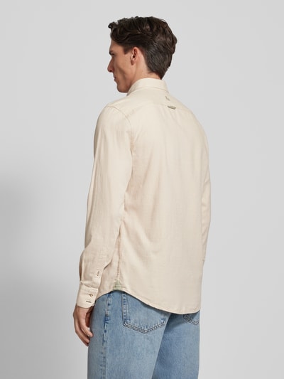 Colours & Sons Regular fit vrijetijdsoverhemd met button-downkraag Beige - 5