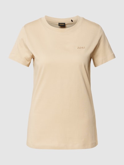 BOSS Orange T-shirt met ronde hals Beige - 2