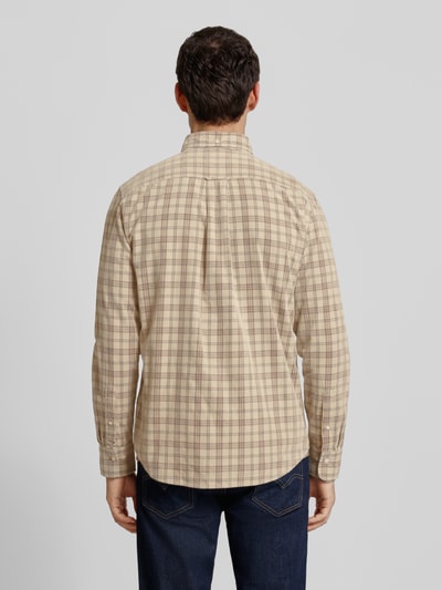 Gant Freizeithemd mit Knopfleiste Beige 5