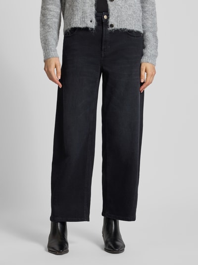 Cambio Loose Fit Jeans mit Eingrifftaschen Modell 'ORIA' Anthrazit 4