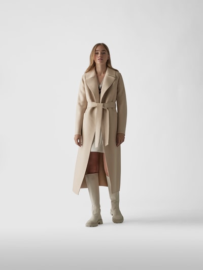 Harris Wharf London Mantel mit Reverskragen (beige) online kaufen 