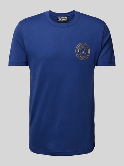 Versace Jeans Couture T-Shirt mit Label-Print Marine 2