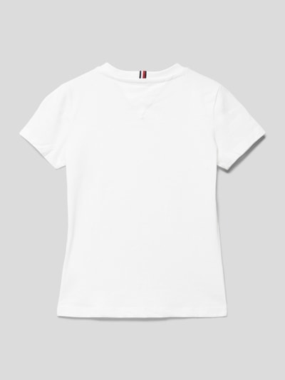 Tommy Hilfiger Kids T-shirt met borstzak, model 'ESSENTIAL' Wit - 3