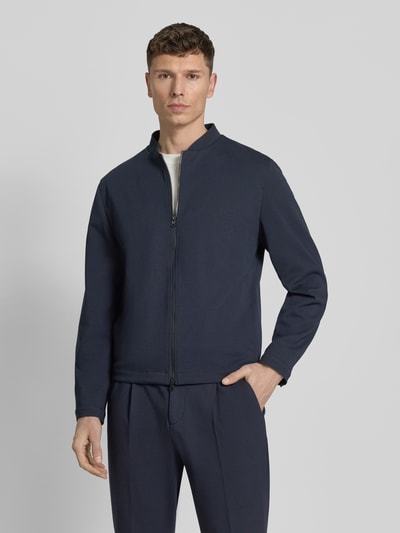 Zuitable Blouson mit Zweiwege-Reißverschluss Modell 'Audio' Marine 4