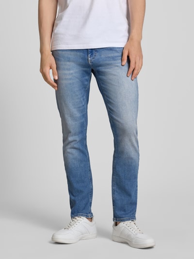 Tommy Jeans Jeansy o kroju slim fit z Mieszanka bawełny Model 'AUSTIN' Jeansowy niebieski 4