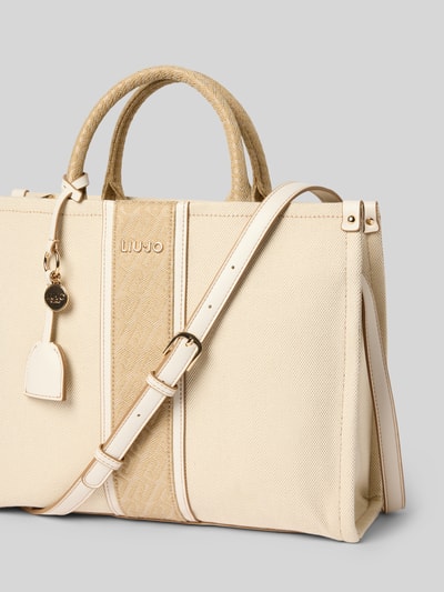 Liu Jo White Handtasche mit Tragehenkeln und Schulterriemen Beige 3