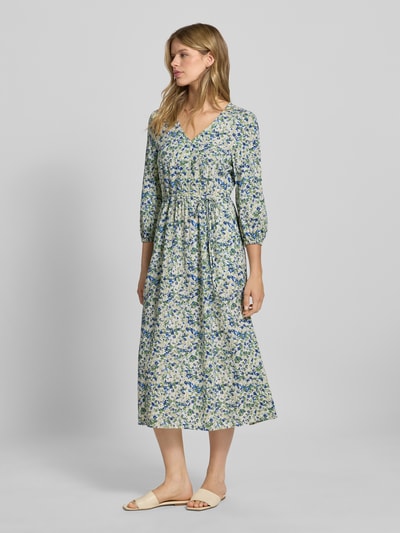 Marc O'Polo Denim Relaxed Fit Freizeitkleid aus Viskose-Baumwoll-Mix Royal 1