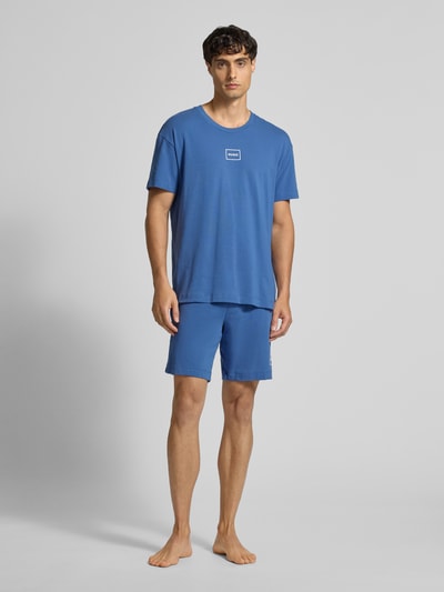 HUGO T-Shirt mit Rundhalsausschnitt Modell 'Laze' Bleu 1