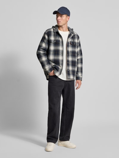 Levi's® Freizeithemd mit Kapuze Modell 'FRANCISCO' Black 1