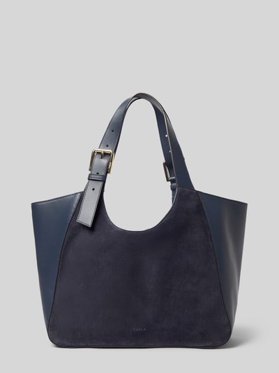 FURLA Tote Bag mit Dornschließe Modell 'DORA' Dunkelblau 1