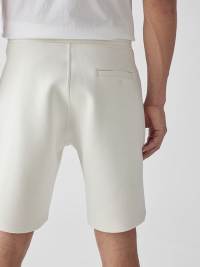 Frescobol Carioca Sweatshorts mit Reißverschlusstaschen Offwhite 6