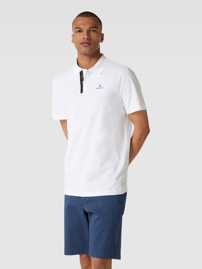 FIRE + ICE Poloshirt mit Label-Details Modell 'Ramon' Weiss 4