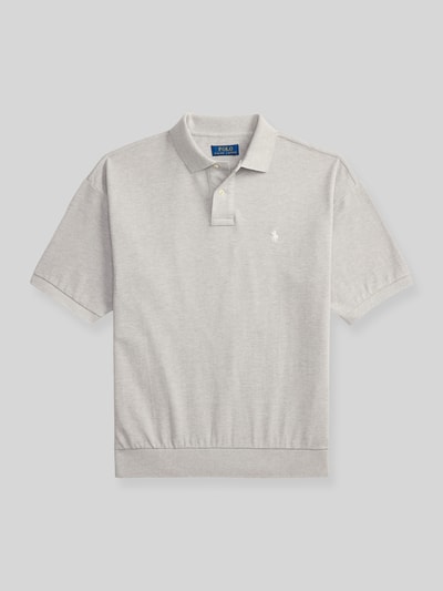 Polo Ralph Lauren Koszulka polo z czystej bawełny o kroju loose fit Jasnoszary melanż 2
