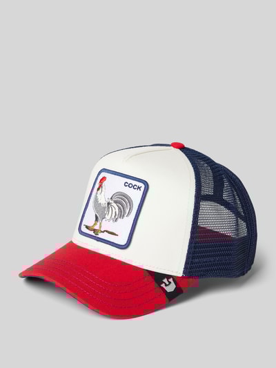 GOORIN BROS. Trucker-pet met motiefpatch, model 'Team Rooster' Marineblauw - 1