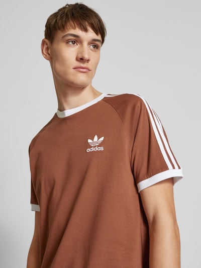 adidas Originals T-shirt met logostitching Lichtblauw - 3