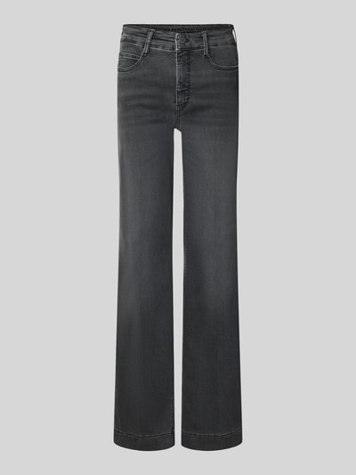 MAC Wide Leg Jeans aus Baumwoll-Mix Modell 'DREAM WIDE' Mittelgrau 1