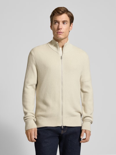 Samsøe Samsøe Strickjacke mit Reißverschluss Modell 'SADEM' Offwhite 4