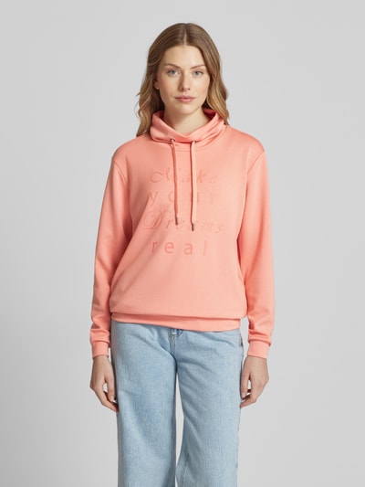 Soyaconcept Sweatshirt mit Statement-Print Modell 'BANU' Pink 4