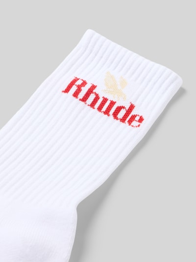 RHUDE Socken aus Baumwoll-Mix Weiss 2