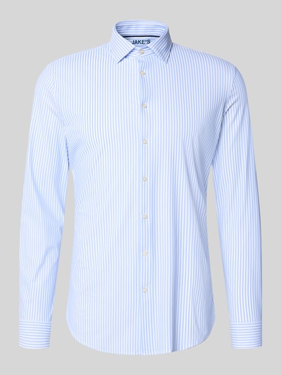 Jake*s Slim Fit Business-Hemd mit Kentkragen Bleu 2