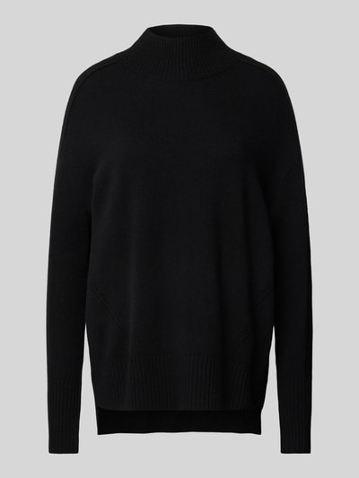 Marc Cain Gebreide pullover met opstaande kraag Zwart - 1