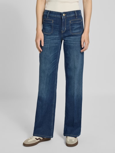 Cambio Regular fit jeans met steekzakken, model 'TESS' Blauw - 4