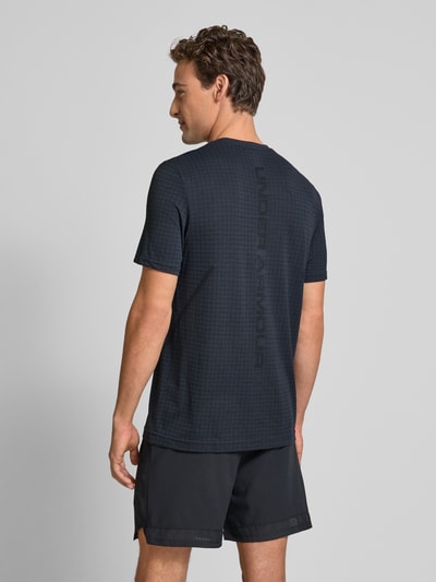 Under Armour T-Shirt mit Label-Print Modell 'Seamless' Black 5