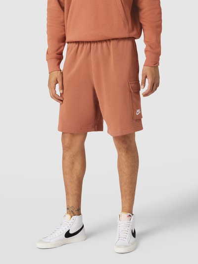 Nike Sweatshorts met labelstitching Camel - 4