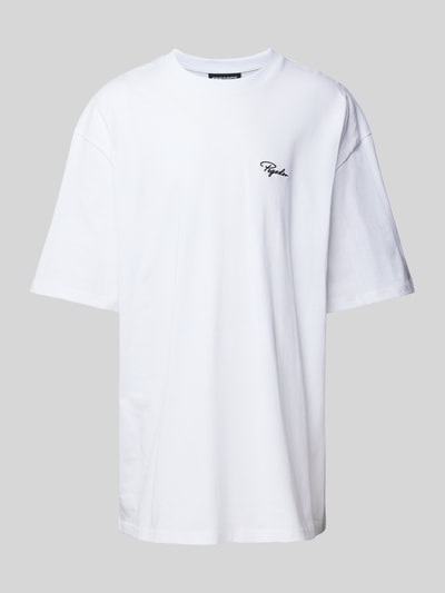 Pegador Oversized T-Shirt mit Label-Stitching Weiss 1