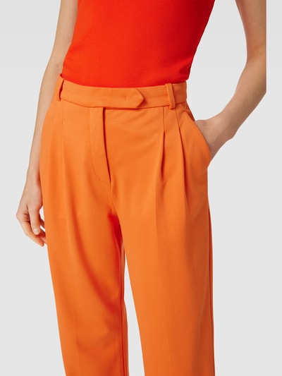 Designers Remix Stoffhose mit Bundfalten Orange 3