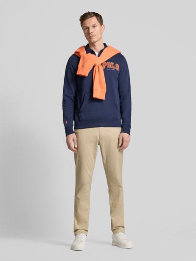 Polo Ralph Lauren Sweatshirt mit Polokragen Marine 1