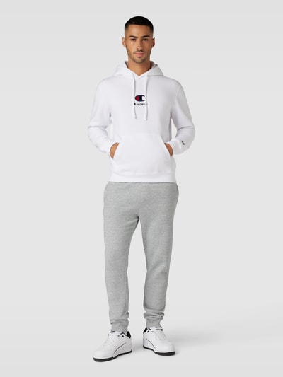 CHAMPION Regular fit sweatpants met elastische band Lichtgrijs - 1