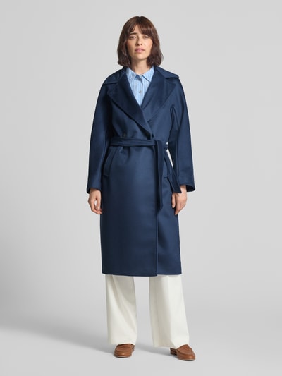 Weekend Max Mara Regular Fit Mantel aus reiner Schurwolle Modell 'RESINA' Marine 4