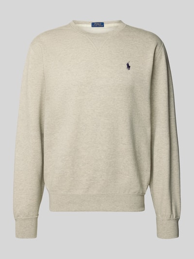 Polo Ralph Lauren Sweatshirt met labelstitching Lichtgrijs - 2
