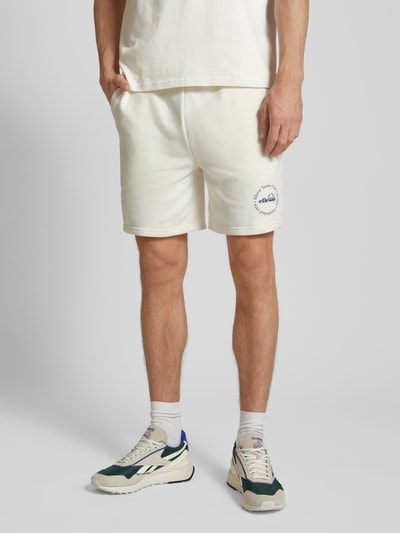 Ellesse Shorts mit elastischem Bund Modell 'FONTANZA' Offwhite 4