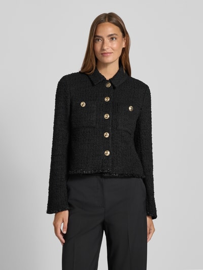 Betty Barclay Żakiet z efektem bouclé Czarny 4