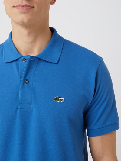 Lacoste Casual Fit Poloshirt mit Logo-Stitching Jeansblau 3