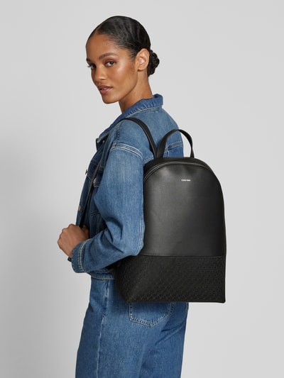 CK Calvin Klein Rucksack mit Label-Schriftzug Black 1