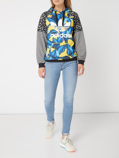 adidas Originals Bluza z kapturem w różne wzory  Czarny 1