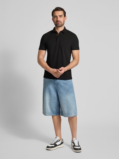 Lacoste Regular fit poloshirt van katoenmix Zwart - 1