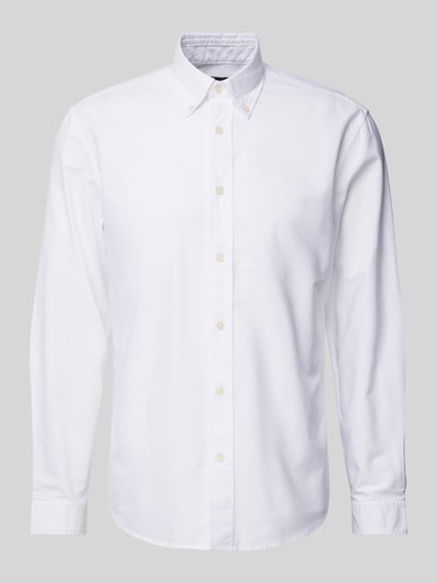 Marc O'Polo Regular Fit Freizeithemd mit Button-Down-Kragen Weiss 2