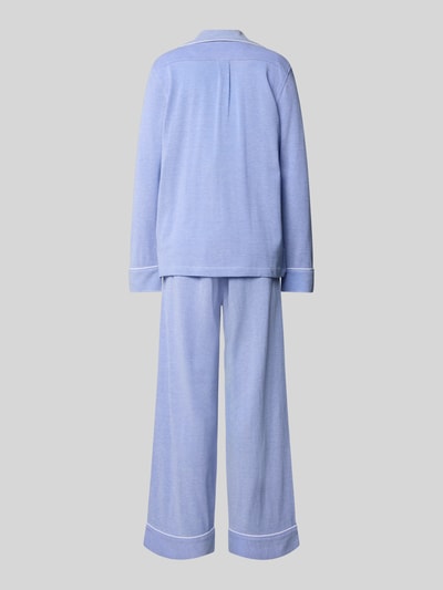 Polo Ralph Lauren Piżama z wyhaftowanymi logo model ‘OXFORD Madison’ Niebieski 3