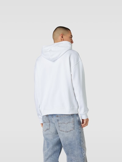 Diesel Hoodie mit Label-Print Weiss 5