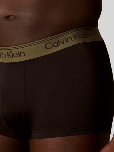 Calvin Klein Underwear Obcisłe bokserki z elastycznym paskiem z logo w zestawie 5 szt. Czarny 3