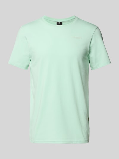 G-Star Raw Slim Fit T-Shirt mit Label-Print Tuerkis 2